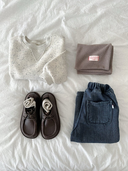 Row denim pants