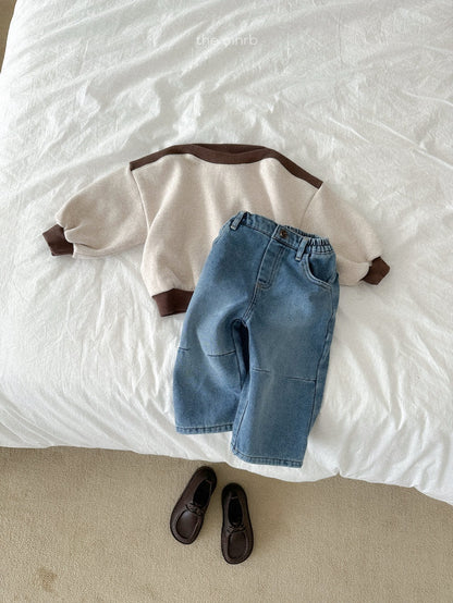 Dart straight pants