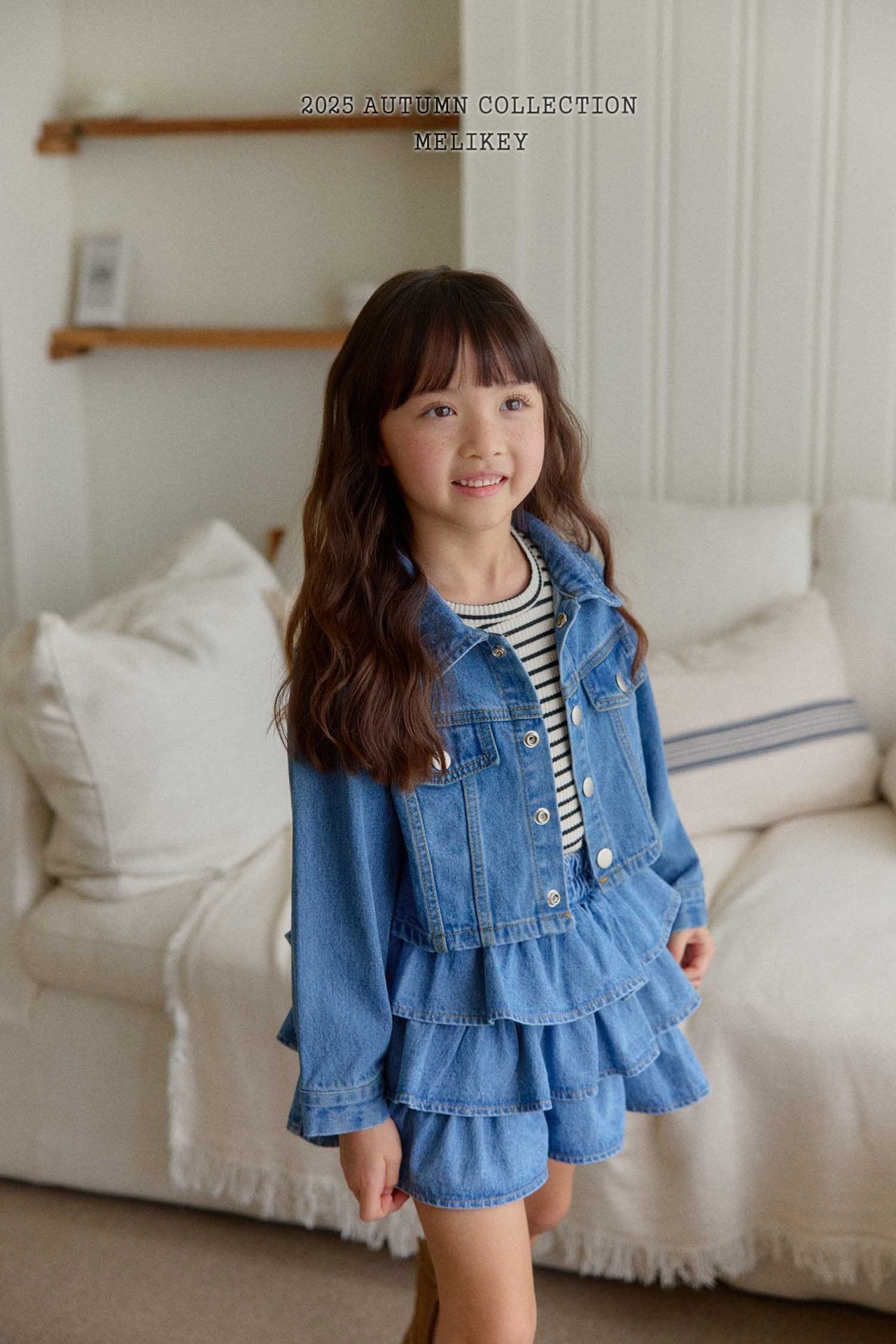 Denim short jacket