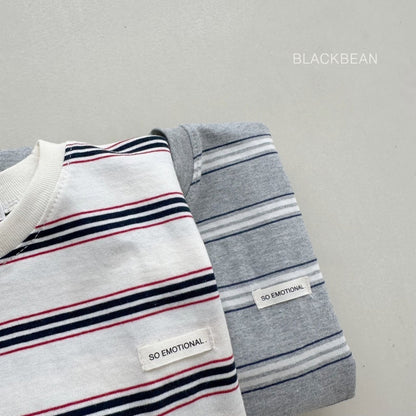 Emotional striped top