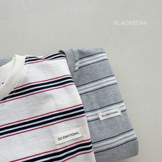 Emotional striped top