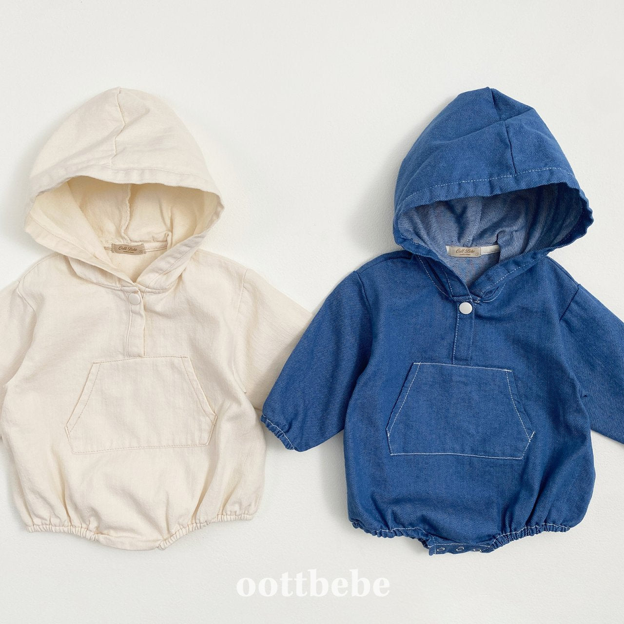 Stitched hoodie onesie
