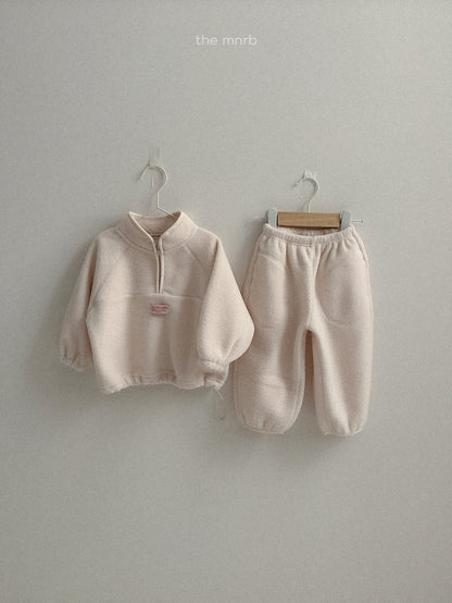 King fleece half zipup