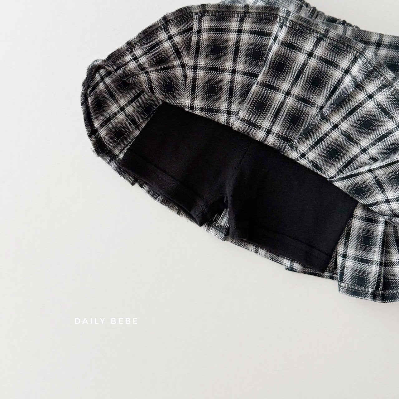 Checkered school skirt