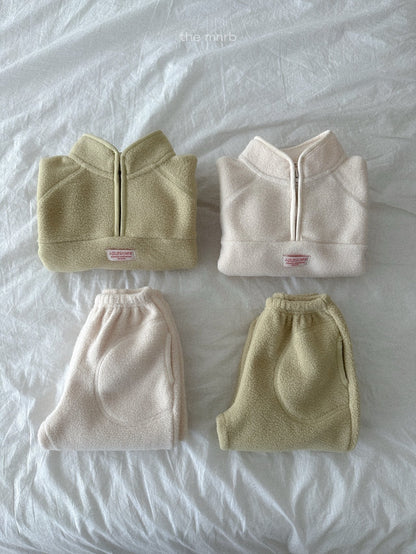 King fleece half zipup