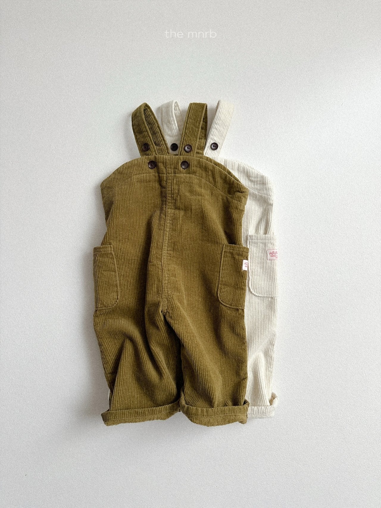 Olive overalls