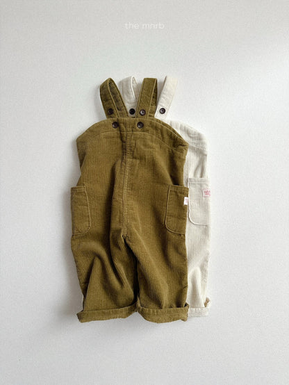 Olive overalls